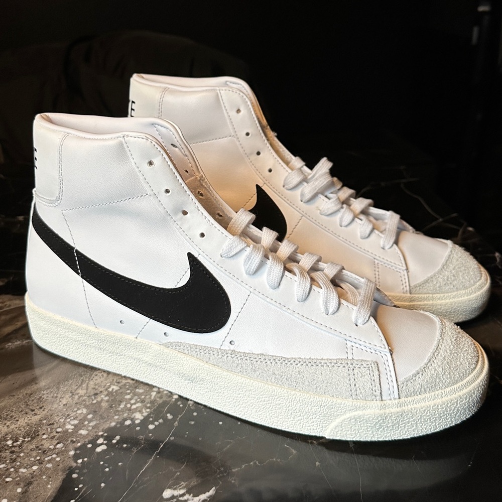Nike Blazer Mid ‘77 Sneaker White/Black Men’s 12